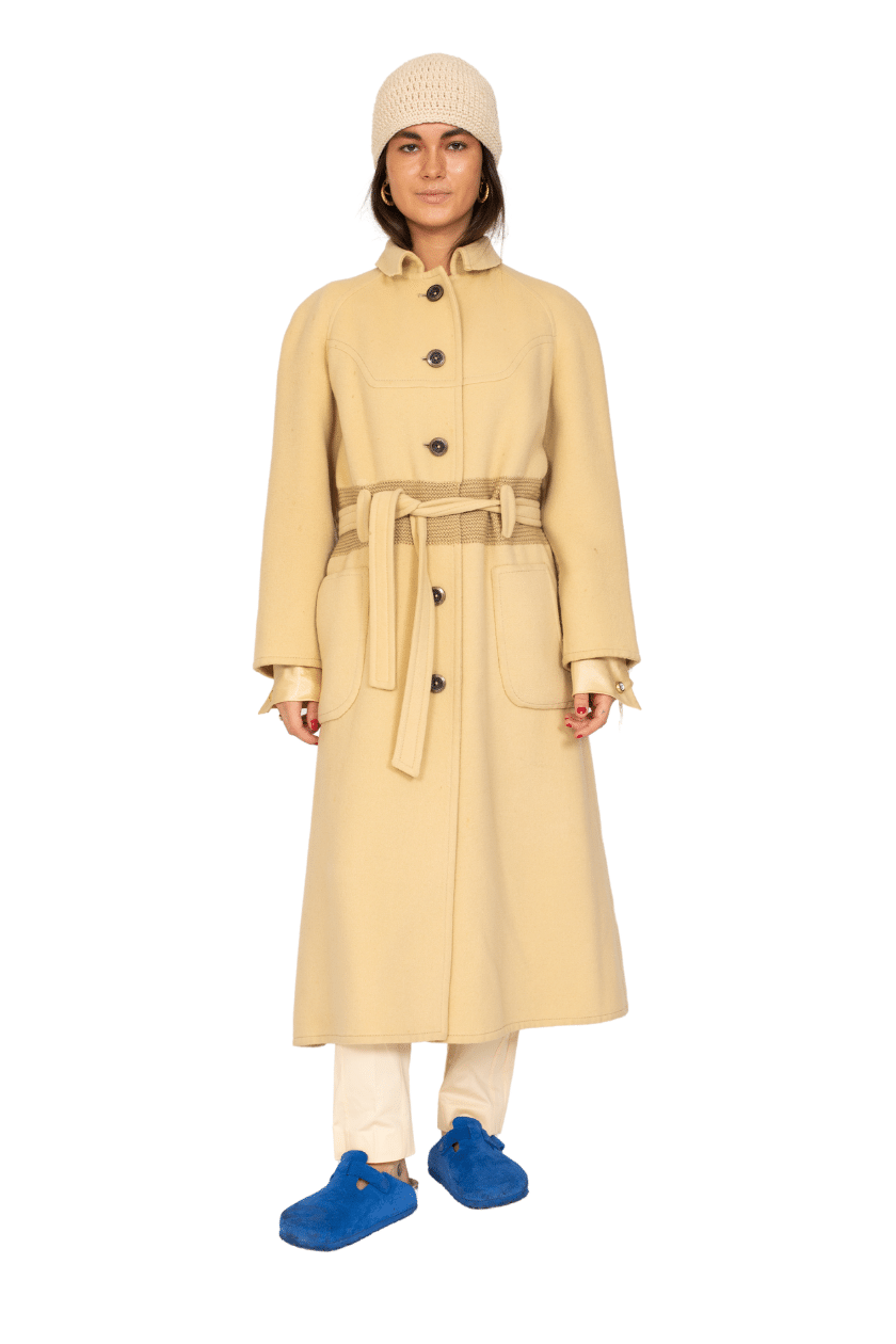 klassisk uld frakke - Veras Vintage