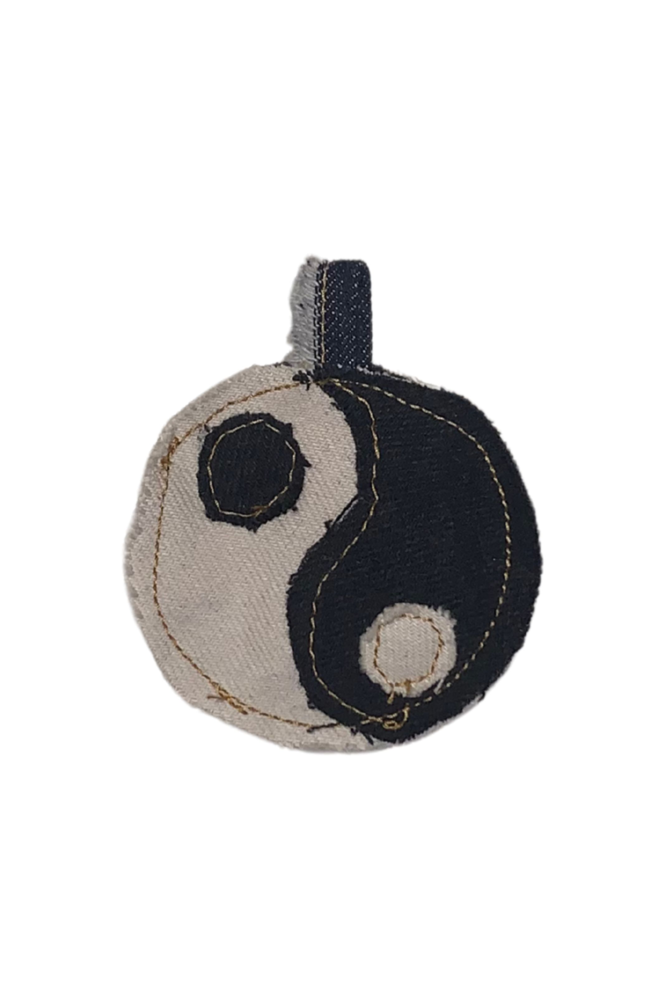 Universel denim charm yin & yang