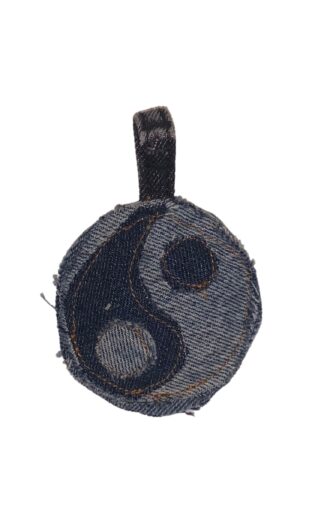 Universel denim charm yin & yang