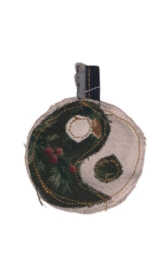 Universel denim charm yin & yang