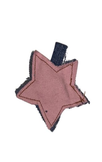Universel denim charm stjerne
