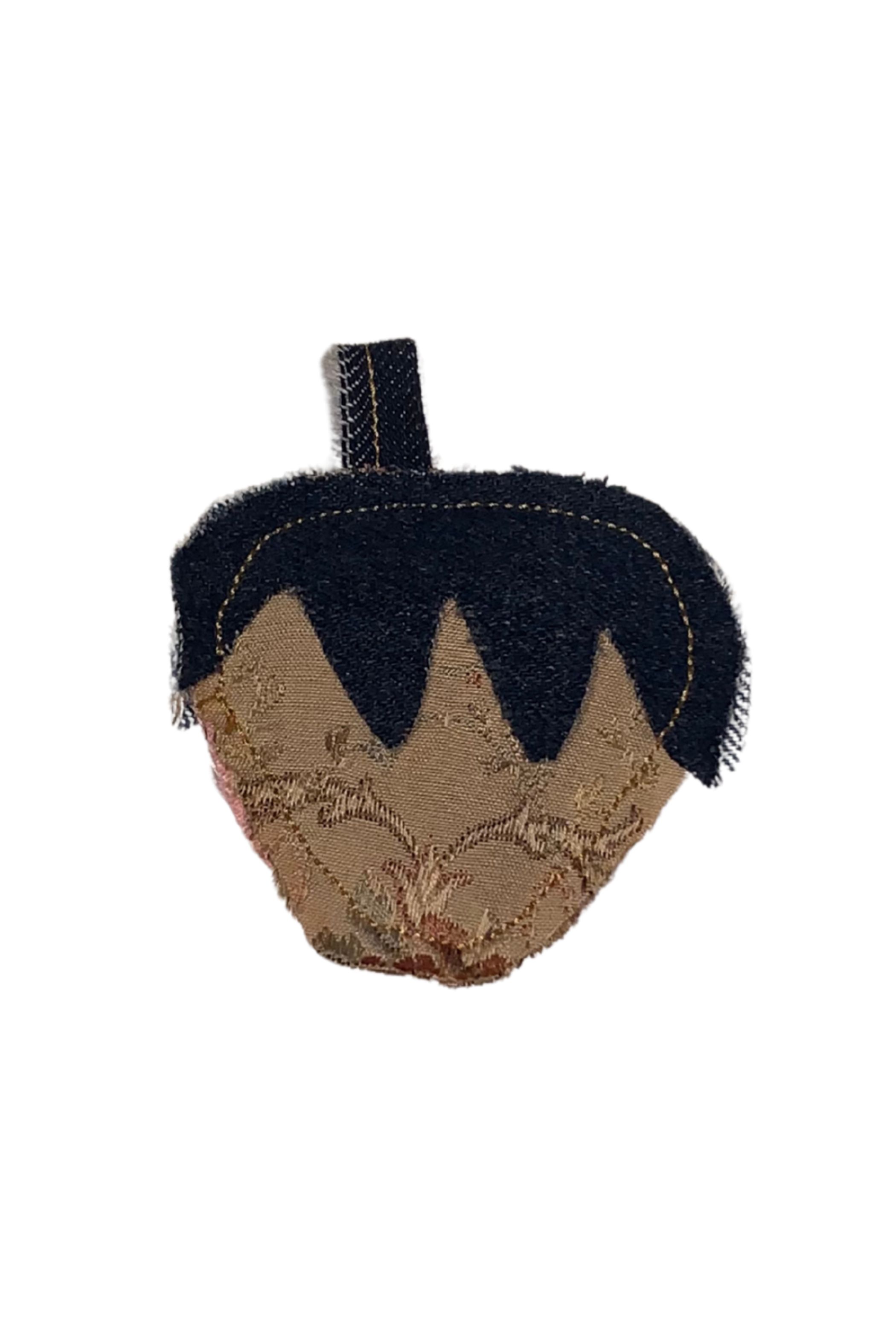 Universel denim charm jordbær