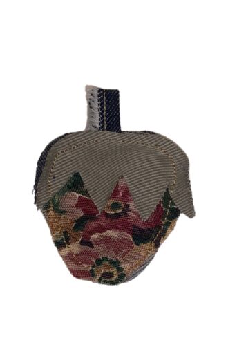 Universel denim charm jordbær