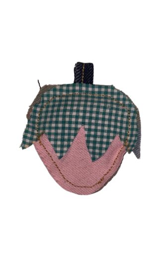 Universel denim charm jordbær