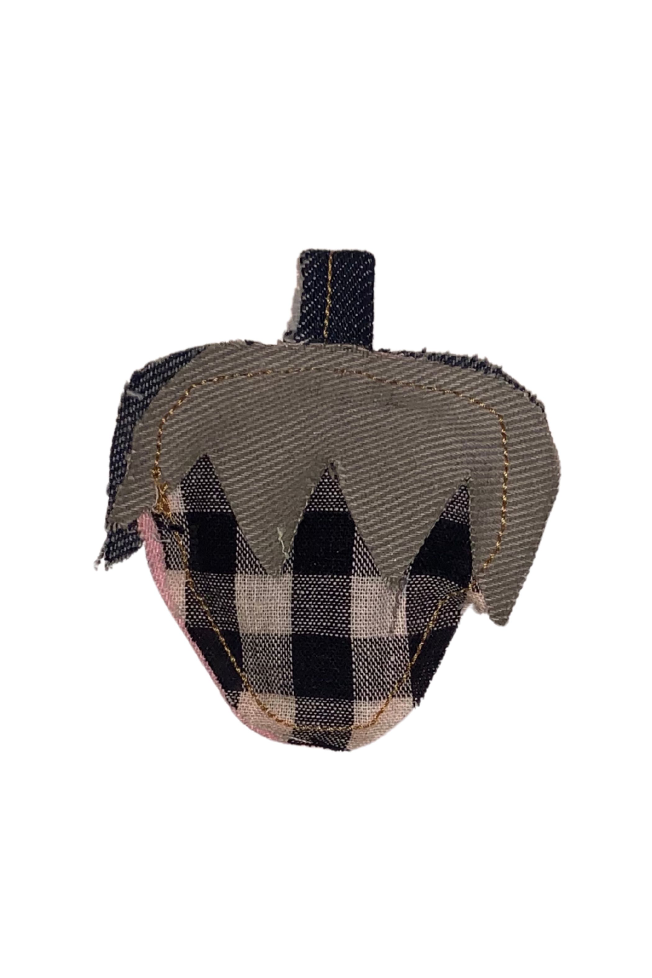 Universel denim charm jordbær