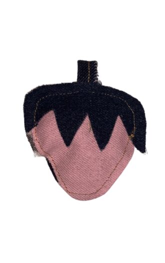 Universel denim charm jordbær