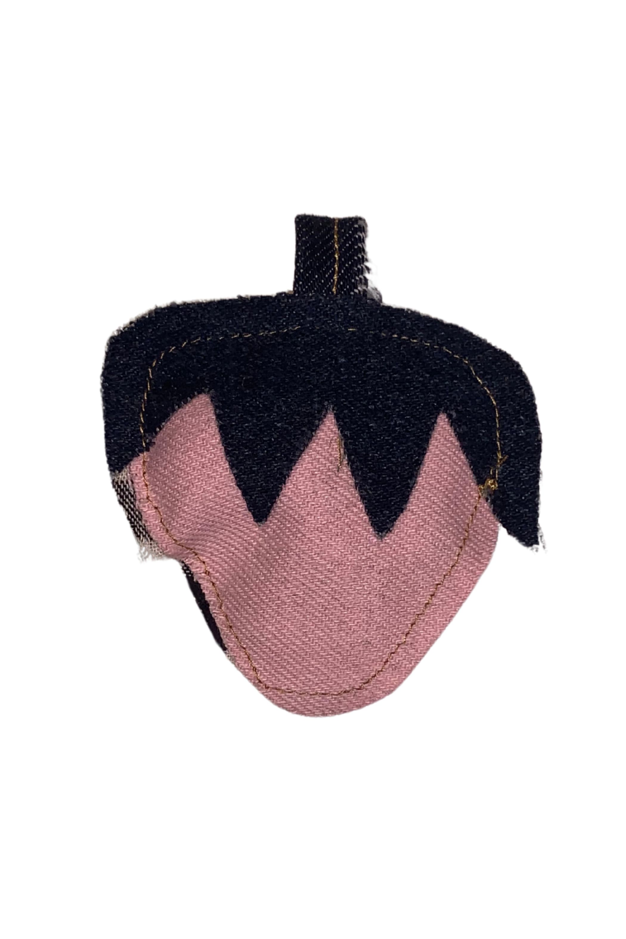 Universel denim charm jordbær