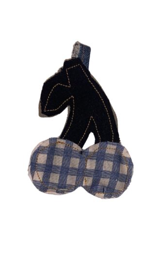 Universel denim charm kirsebær