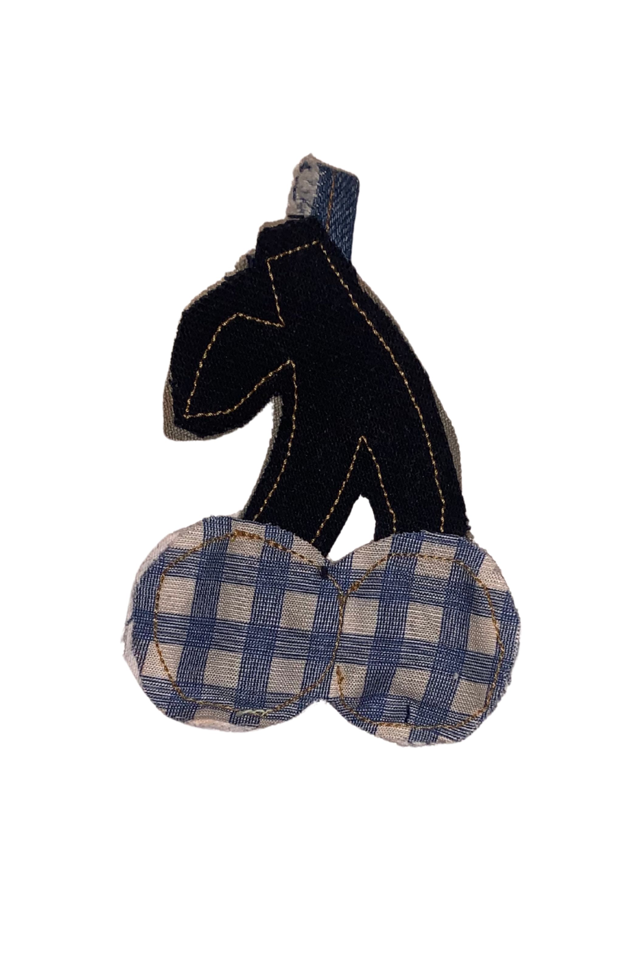 Universel denim charm kirsebær