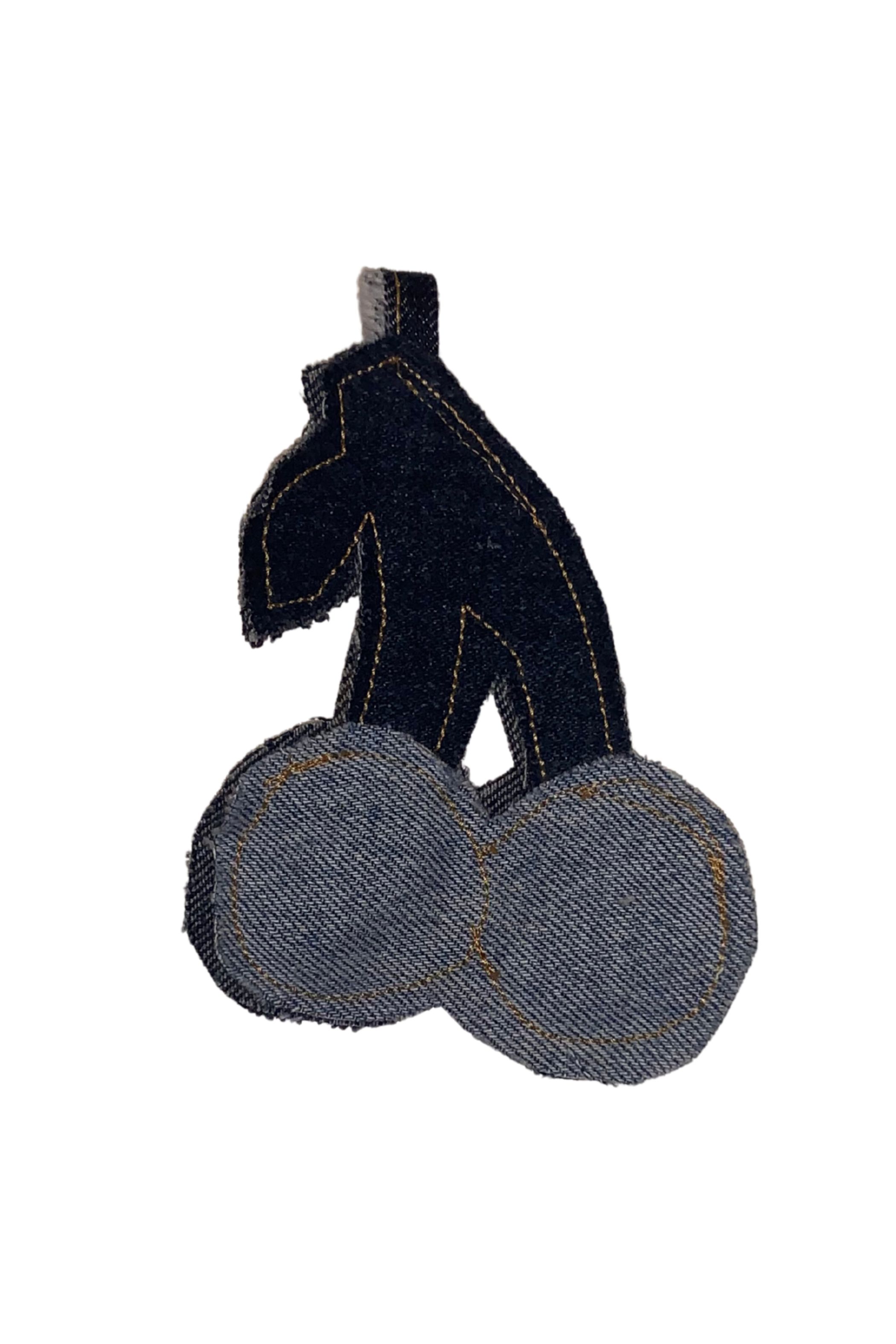 Universel denim charm kirsebær