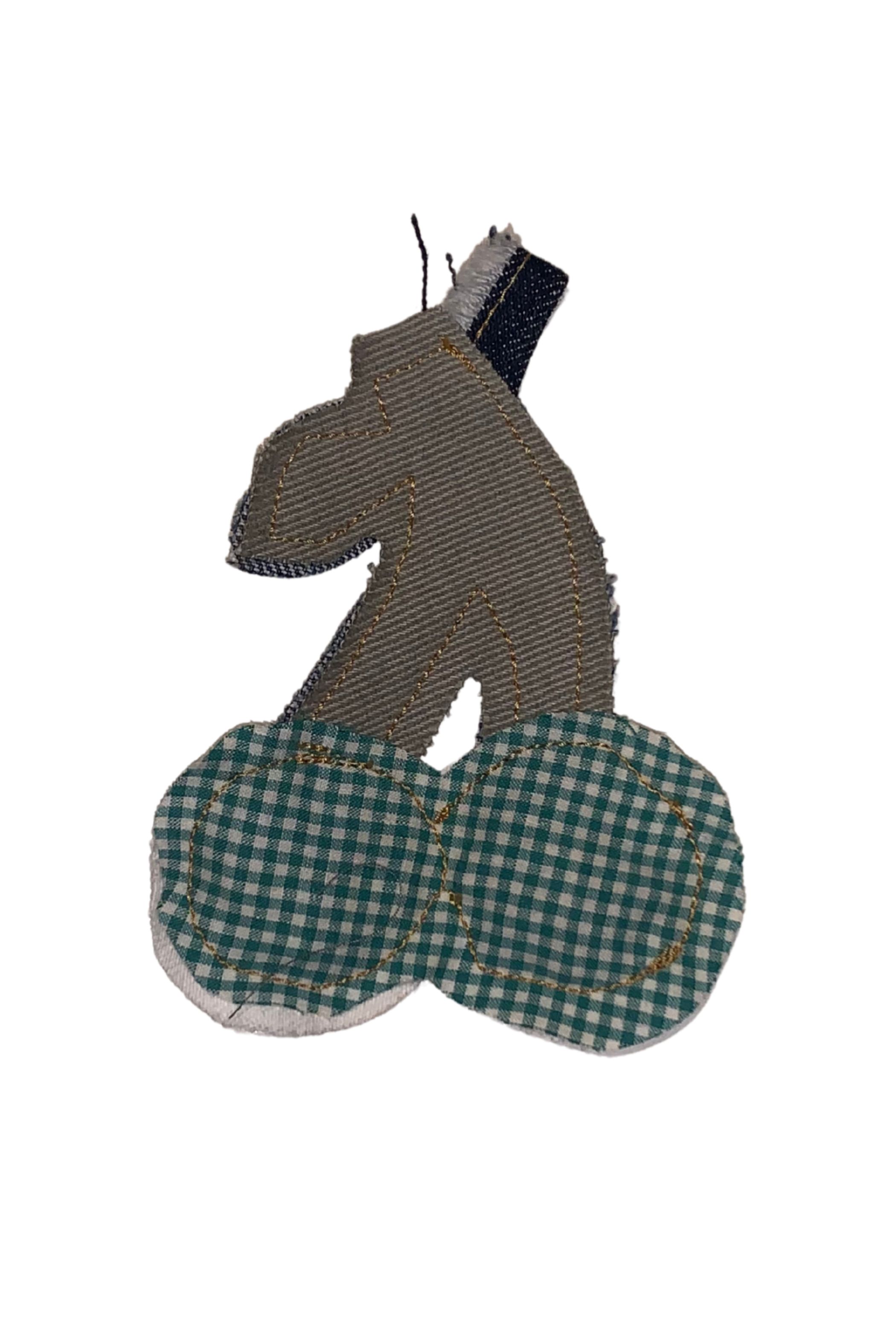 Universel denim charm kirsebær