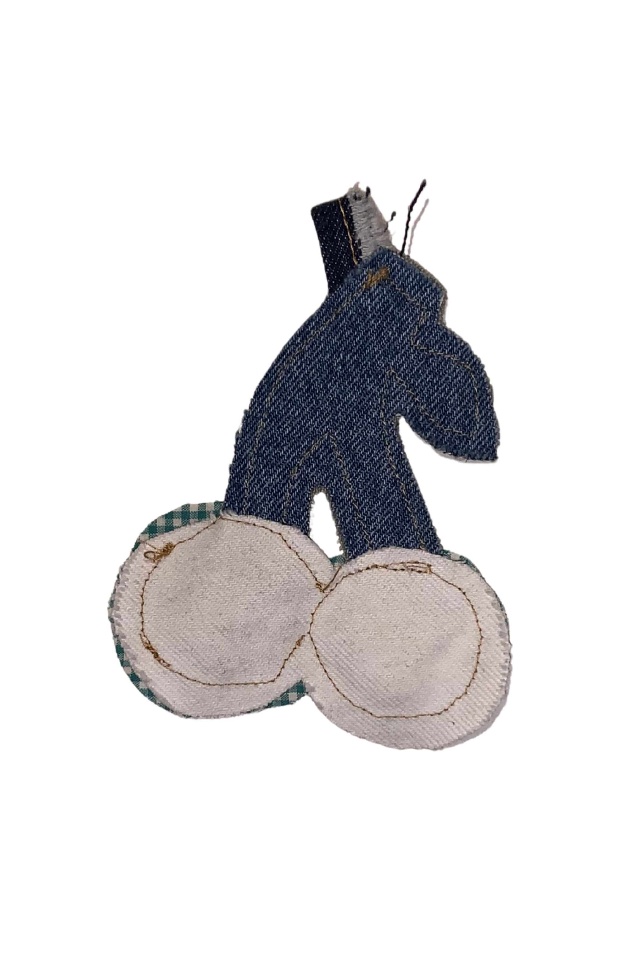 Universel denim charm kirsebær