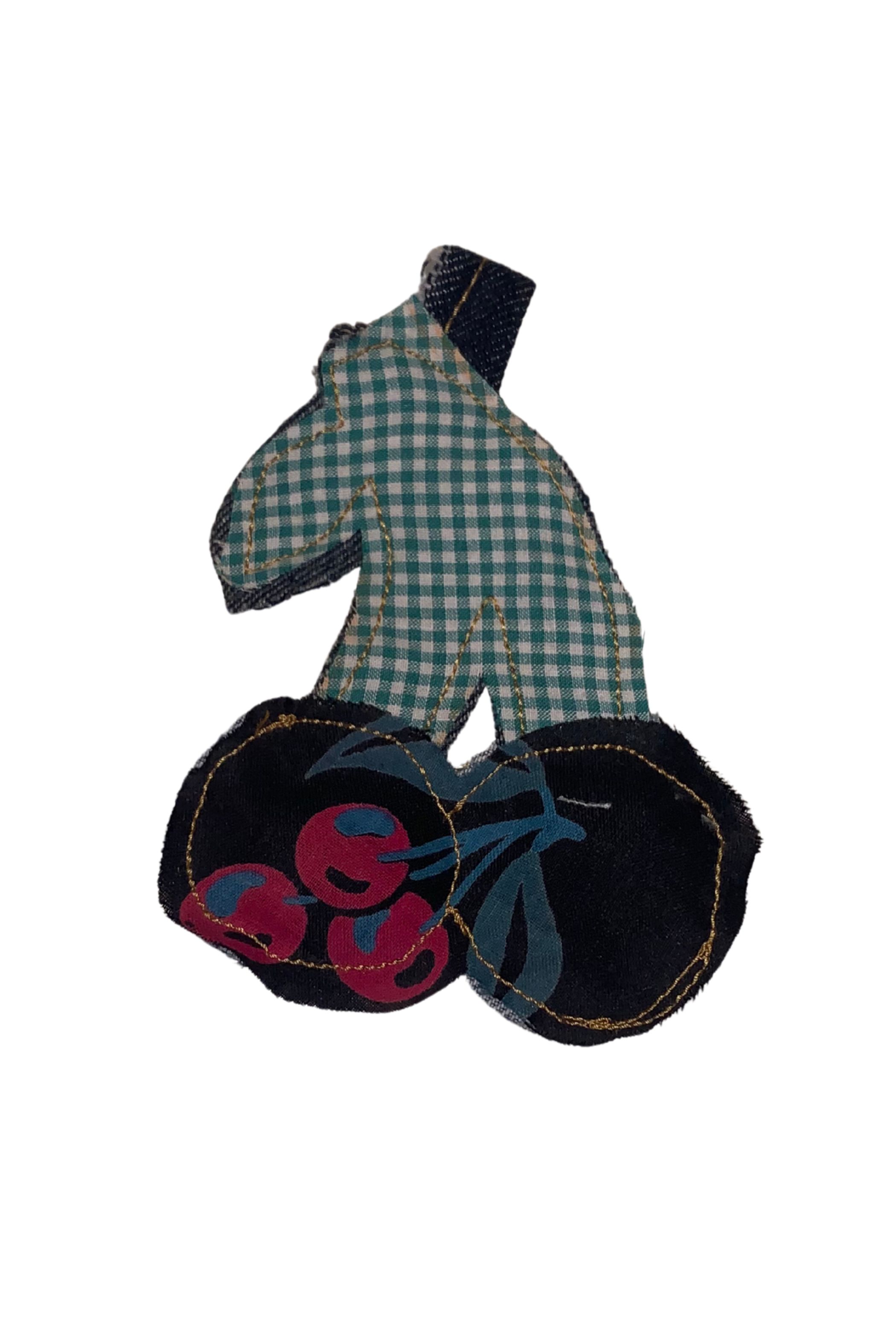 Universel denim charm kirsebær