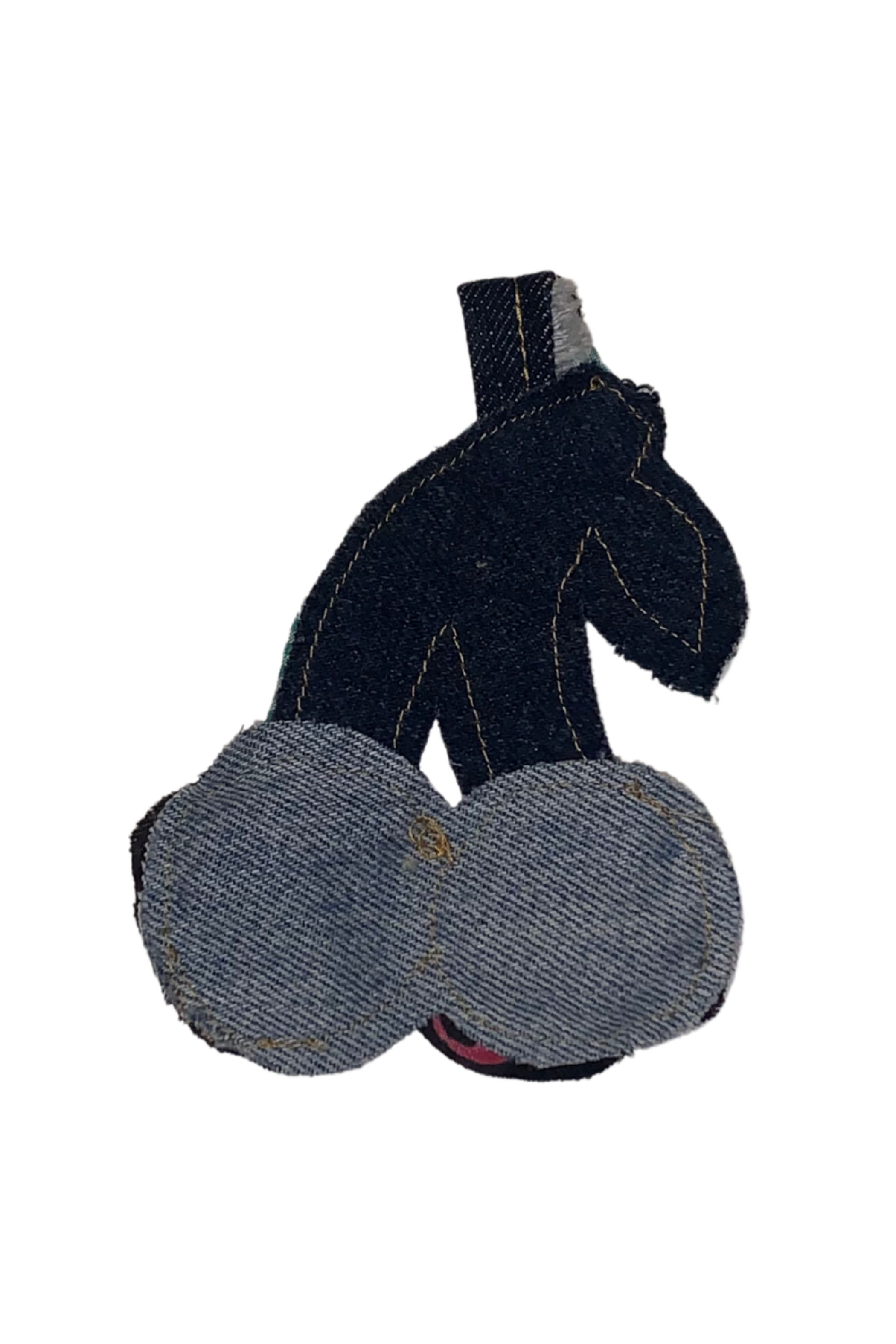 Universel denim charm kirsebær