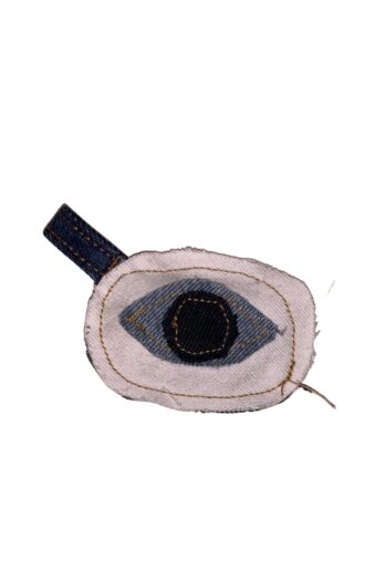 Universel denim charm øje