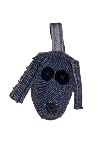 Universel denim charm hund